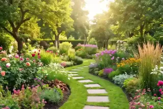 Landscaped gardens at BARCA at Godrej MSR City