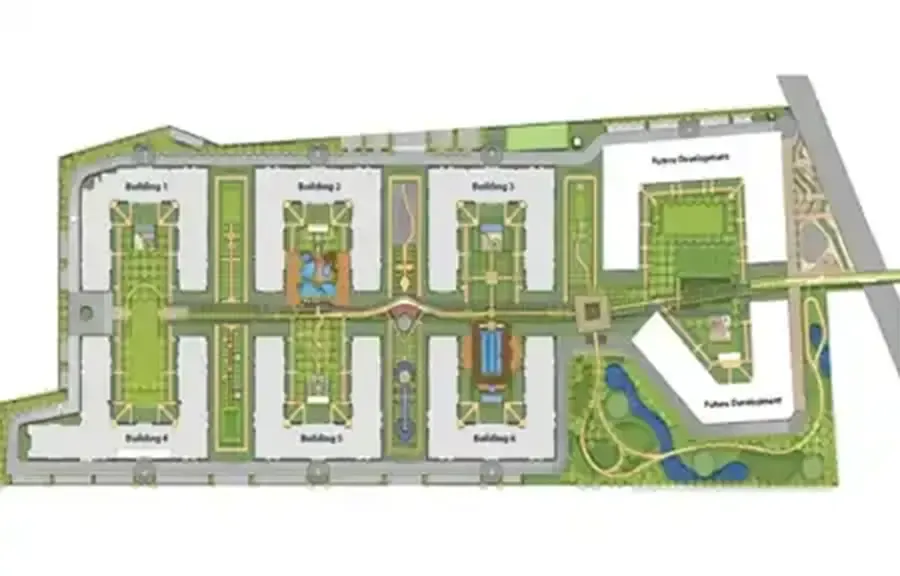 BARCA at Godrej MSR City master plan layout